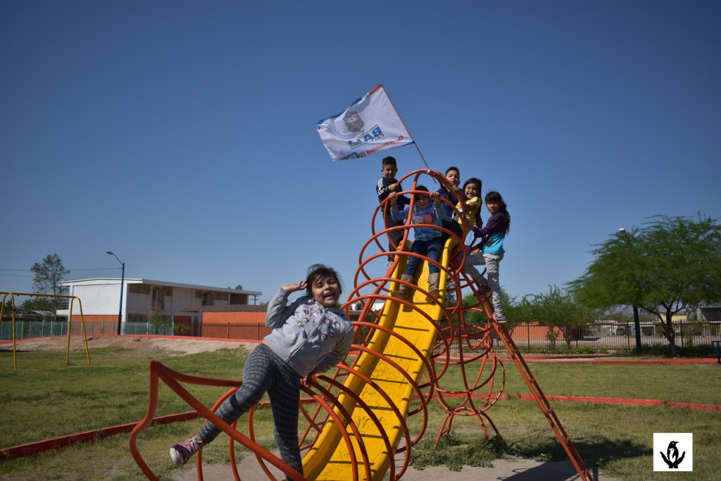 outdoor playgroup of kids